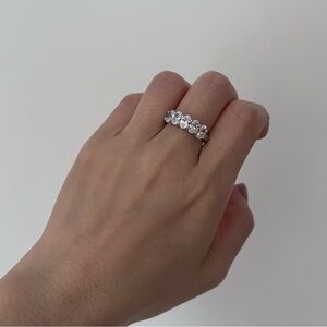 NWT Swarovski 5 Oval Stones Diamond Ring